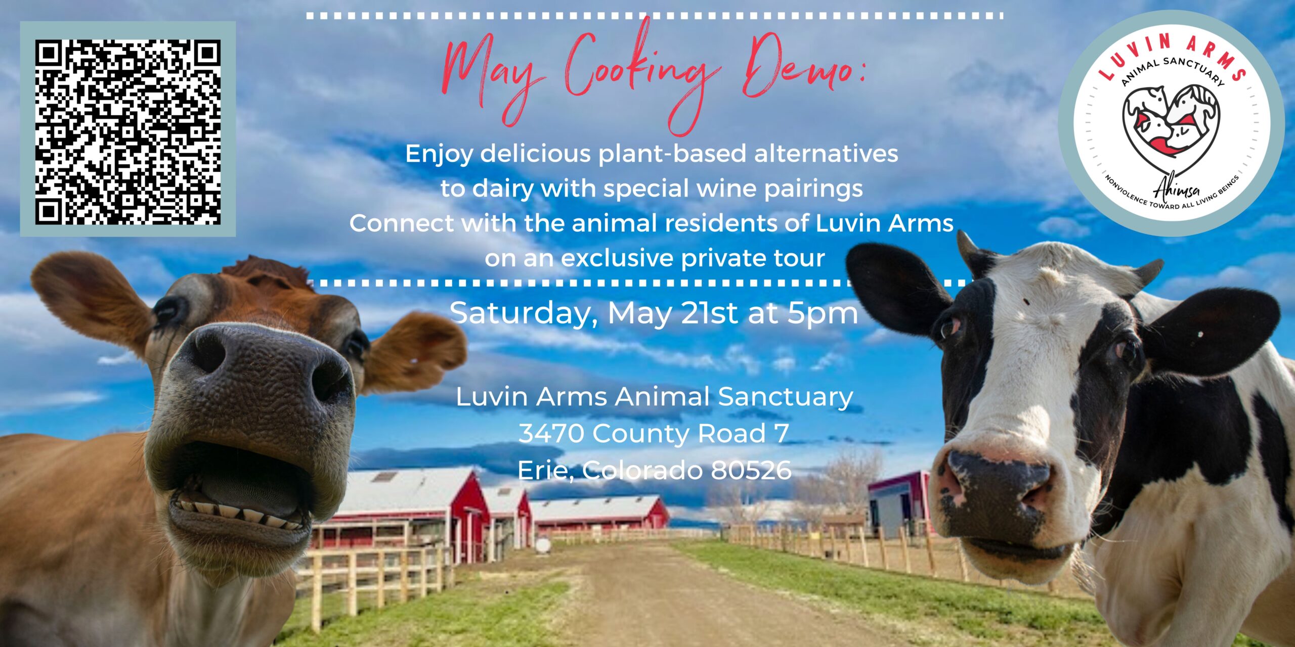 May Cooking Demo: Dairy Alternatives - Luvin Arms Animal Sanctuary